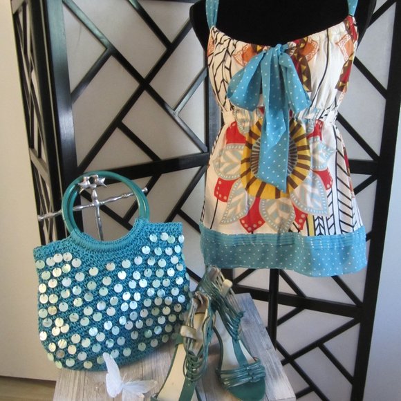 TRULLI - SzXS - Multi Color Sleeveless Top - Picture 1 of 5